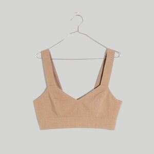 Madewell sweetheart cropped bralette top